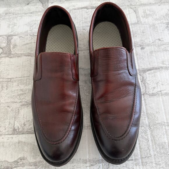 Allen Edmonds Dark Chili Leather Slip On Loafers Dress Shoes Sz 12 (No Insoles) main image 14
